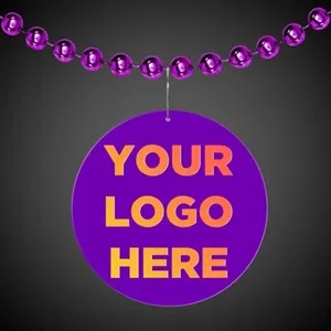 Purple 2 1/2" Medallion Badge