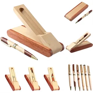 Wooden Ballpoint Pen Sets With Case