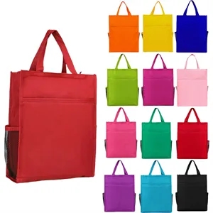 Oxford Cloth Reusable Zipper Grocery Handbag