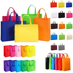 Multiple Sizes Reusable Gift Bags with Handles for Favors