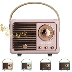 Retro bluetooth speaker portable stereo for birthday gifts