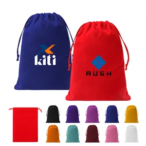 6"x8" Big Drawstring Velvet Bag Jewelry Pouch