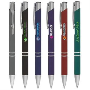 Custom Logo Chico Softy - Full Color - Full-Color Metal Pen