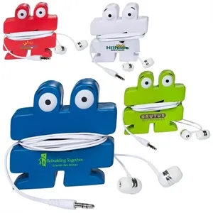 Custom Logo Hashtag Stress Reliever & Earbuds