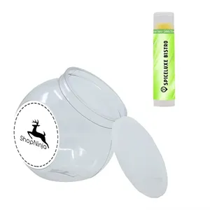 Custom Logo Large Fish Bowl with Vitamin E and Aloe Vera Chap Balm