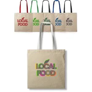 Custom Logo Belgrade Cotton Canvas Tote Bags