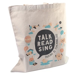 Custom Logo Canvas Promotional Tote Bag