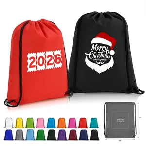Custom Logo Non-Woven Custom Drawstring Backpack