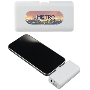 Custom Logo Stay Powered 1200 mAh Power Bank with Type-C Tip