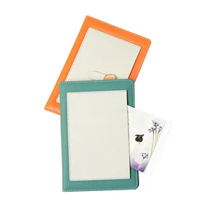 Custom Logo Color Blocked Plastic Buckle Notebook