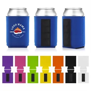 Custom Logo Neoprene Can Cooler with Heavy-Duty Magnetic Hold