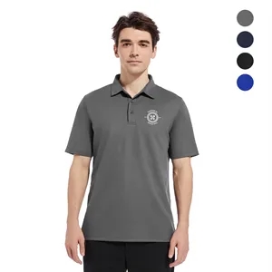 Custom Logo Men'S Sport Micro Pique Tech Polo Shirt