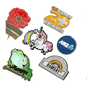 1 inch Zinc alloy Custom Label Pin