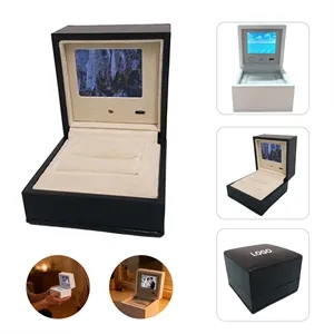 Luxury Square Video Ring Jewelry Gift Box