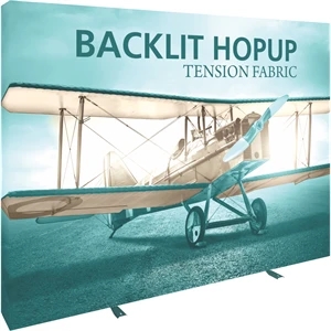 Hopup 10ft Backlit Straight Tension Fabric Display