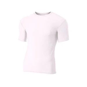 A4 Adult Polyester Spandex Short Sleeve Compression T-Shirt