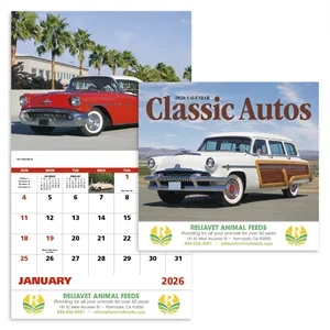 Good Value™ Classic Autos - Stapled Calendar