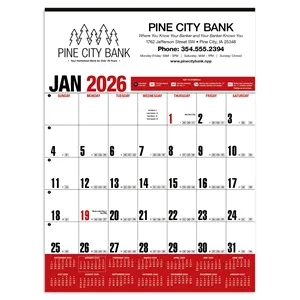 Products Yearly Record® Red Calendar