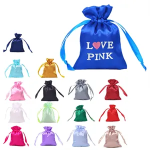 Multi-size drawstring satin gift bag