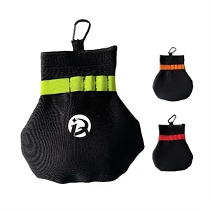 Custom Logo Golf Tee Holder Pouch with Hook