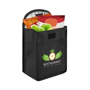 Custom Logo Thermal Non-Woven Lunch Cooler Tote Bag