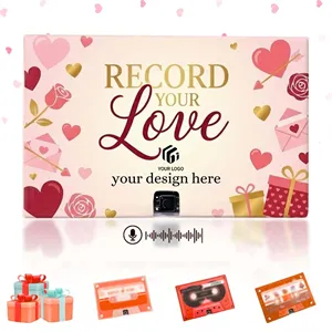 Christmas gift thank you card voice recording cassette tape