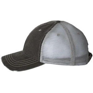 Mega Cap - Herringbone Unstructured Trucker Hat