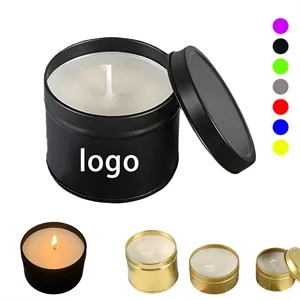 Scented Soy Wax Candle Tin