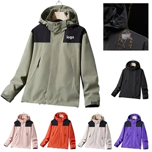 Custom Logo Customizable 3-In-1 Windproof Softshell Jacket