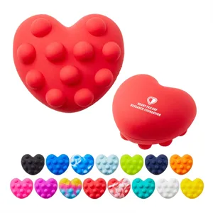 Custom Logo Heart Push Pop Ball