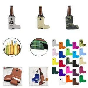 Custom Logo Western Boot Beverage Holder With Insulated Sleeve