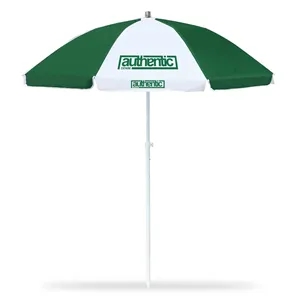 Custom Logo 7' Steel Patio Umbrella With 8 Panels