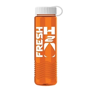 24oz Wave Bottle - Tethered Lid
