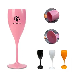 Wedding 5oz reusable unbreakable plastic champagne flute