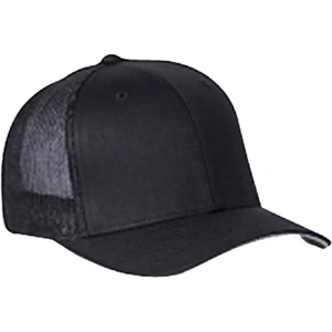 Yupoong Flexfit 6-Panel Trucker Cap - Dark/All