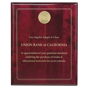 JAFFA® Rosewood Plaque - 8" x 10"