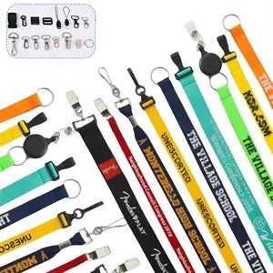 Custom Logo Custom Lanyards for ID Badges Holder