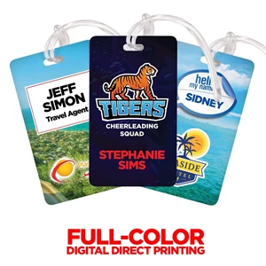 2.5" x 4.25" Deluxe Full Color Luggage Tag