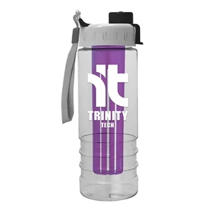 Salute Infuser - 24 oz. Bottle with Quick Snap Lid