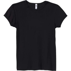 Bella Women's 1x1 Baby Rib Cap-Sleeve T-Shirt - Dark/All