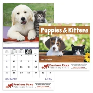 Good Value™ Puppies & Kittens - Spiral Calendar