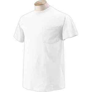 Fruit of the Loom Heavy Cotton Pocket Tee - White/Neutral