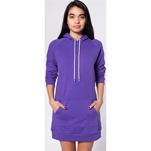 American Apparel Womens California Fleece Raglan Hoody Dress