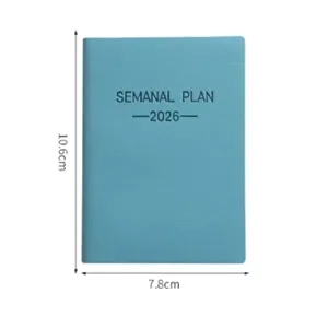 Custom Logo A7 Mini Portable Pocket Planner 120 Pages