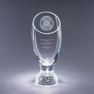 Profile Hand-Blown Crystal Cup Award