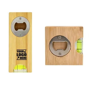 Beer Bottle Wooden Beverage Opener for Ideal for Home Bars