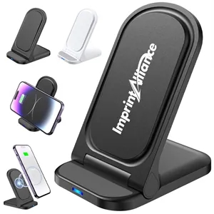 Custom Logo 15W Foldable Wireless Charging Stand