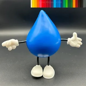 Custom Logo Logo Branded Droplet Figure Stress Ball