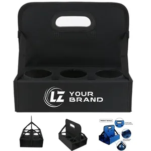 Picnic & Takeout Foldable 6-Bottle Beverage Carrier Holder