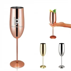 8oz champagne flute reusable shatterproof for wedding party